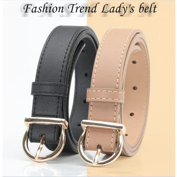 Ikat Ban Pinggang Wanita # 826 GEMOY. STYLE Korea Fashion Kulit PU Gasper Sabuk Cewe Womens Belt Kor