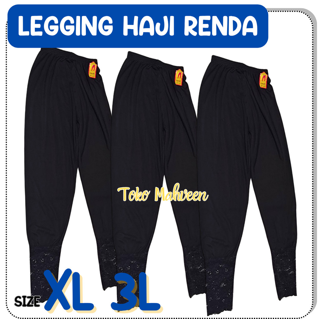 Androk celana panjang wanita daleman gamis renda