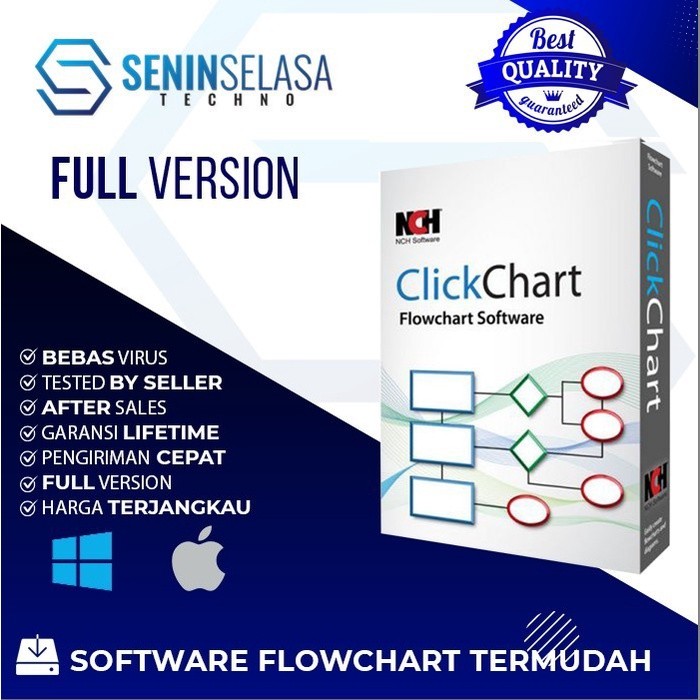 Software Flowchart: NCH ClickCharts Pro 9 [WIN & MAC]