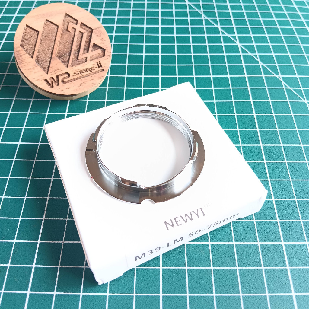 Newyi Lens Adapter lensa L39 M39 LTM to LM Leica mount (lensa 50 - 75mm) Co