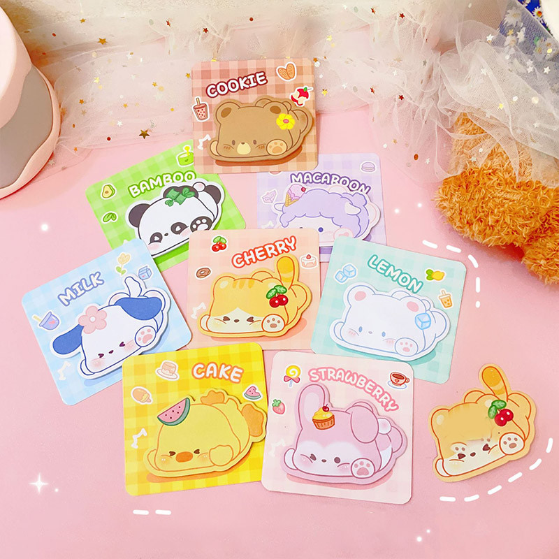 

Sticky Notes Motif Karakter Kartun Hewan Lucu Kertas Catatan Tempel Mini Memo Note ATKBE - Yr