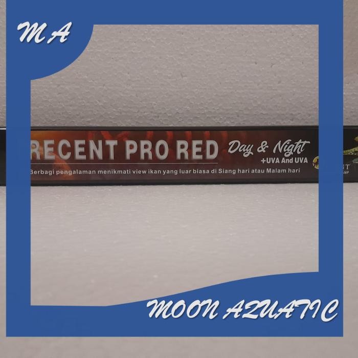lampu celup RECENT PRO RED 1000 3 X mode DAY NIGHT + UVA UVB untuk aquarium ukuran 100 cm 1 meter