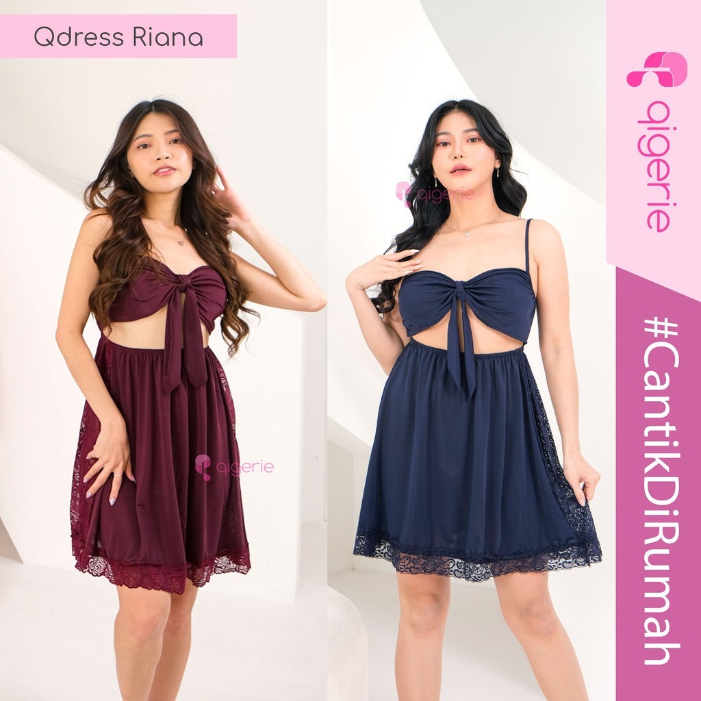 NUDSZ QIGERIE RIANA | Daster Kekinian | Baju Dinas Malam | Baju Tidur Sexy