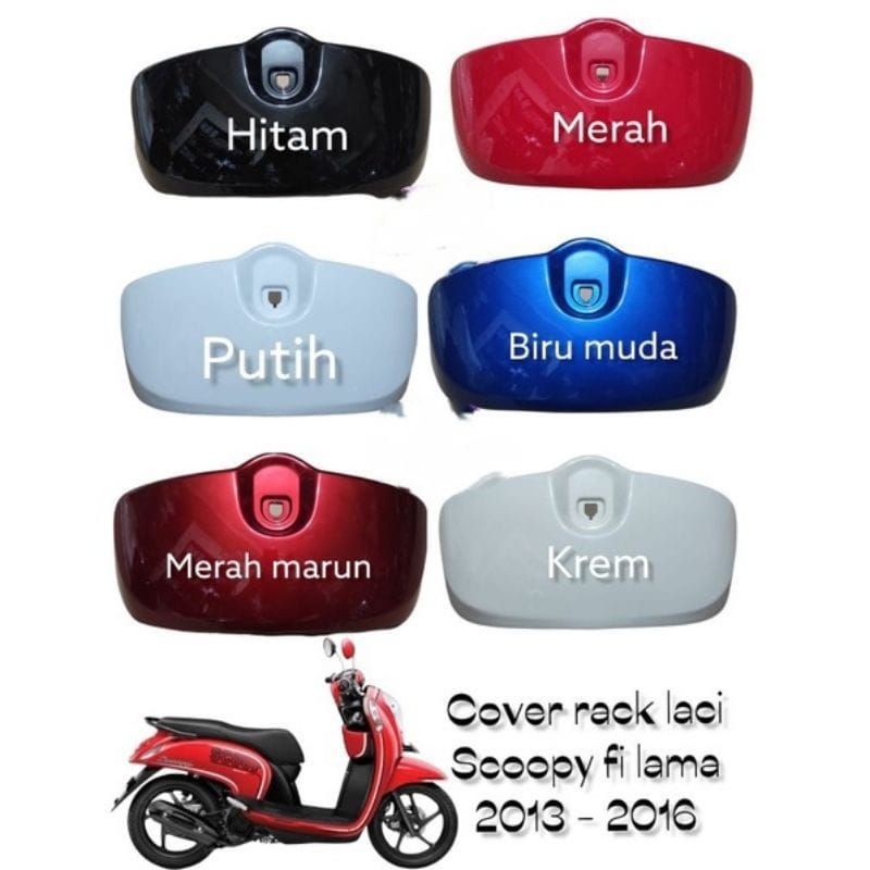 COVER RAK LACI SCOOPY KANTONG SAKU HONDA SCOOPY FI DASHBOR RAK LACI SCOOPY