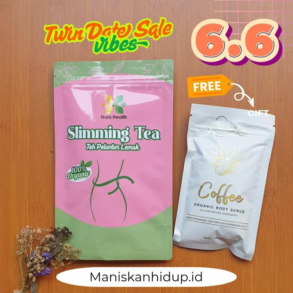 

[Klaim GIFT nya] SLIMMING TEA RAMUAN Rempah HAFA HEALTH - Teh Diet - Teh Detox - Teh libas lemak - Lunturkan Lemak - JSR - Teh Herbal - Teh Detox - Jamu sehat | Rimpang Sehat | Penurun BB | Jamu Diet | Rimpang Diet | Rimpang kesehatan