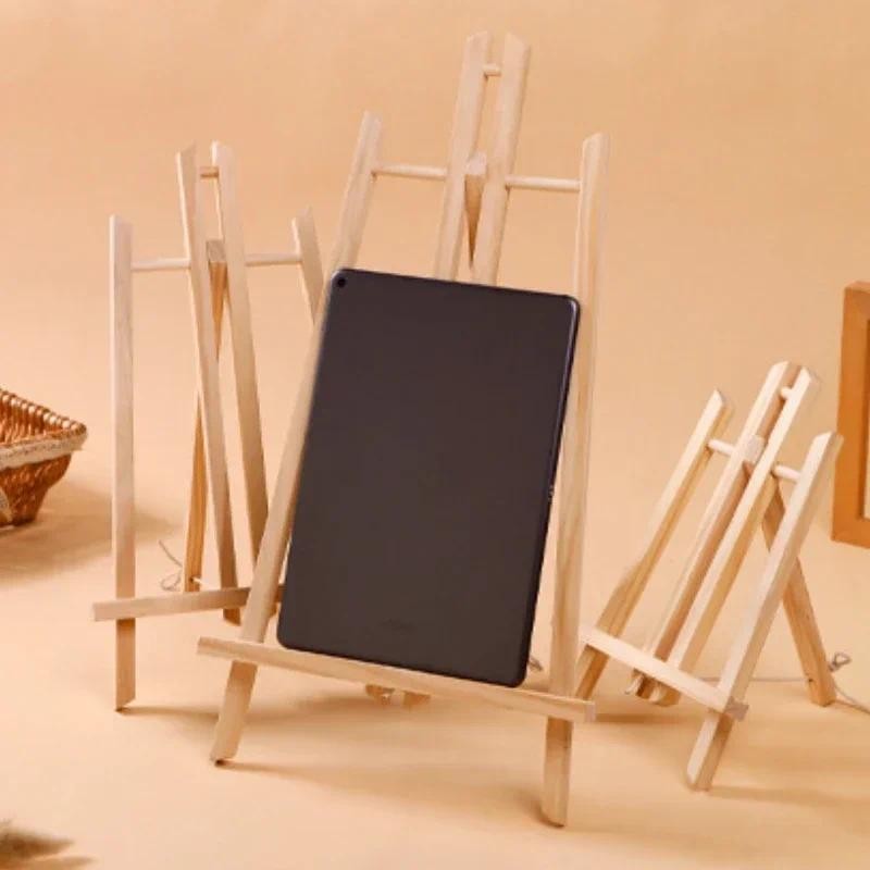 

Painting Easel Shelf Classroom Students Artist Exhibition Art Craft Wooden Display Stand Holder DIY Arts Photo Cards Displaying