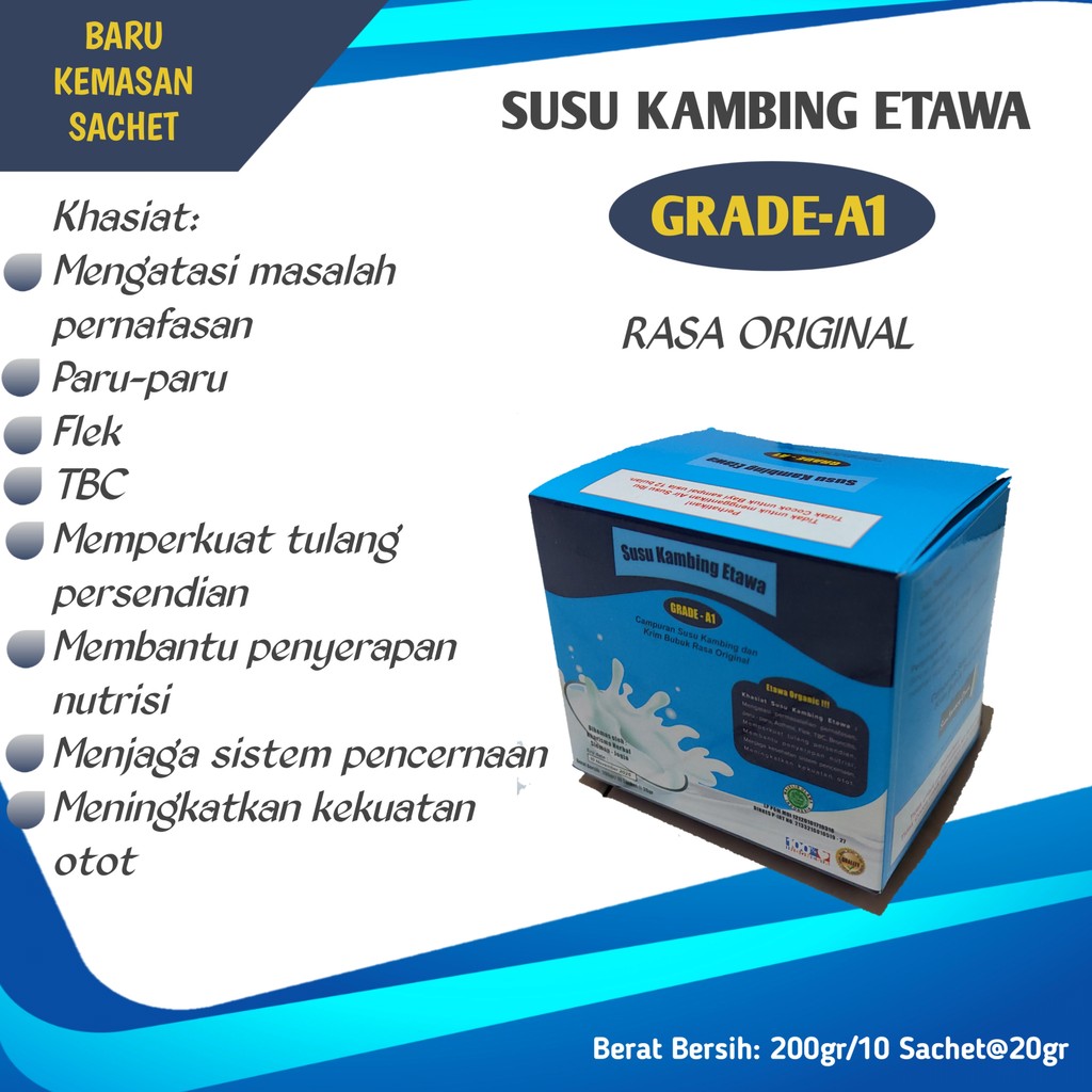 

SUSU ETAWA GRADE A ORIGINAL ISI 10SACHET / SUSU GEMUK