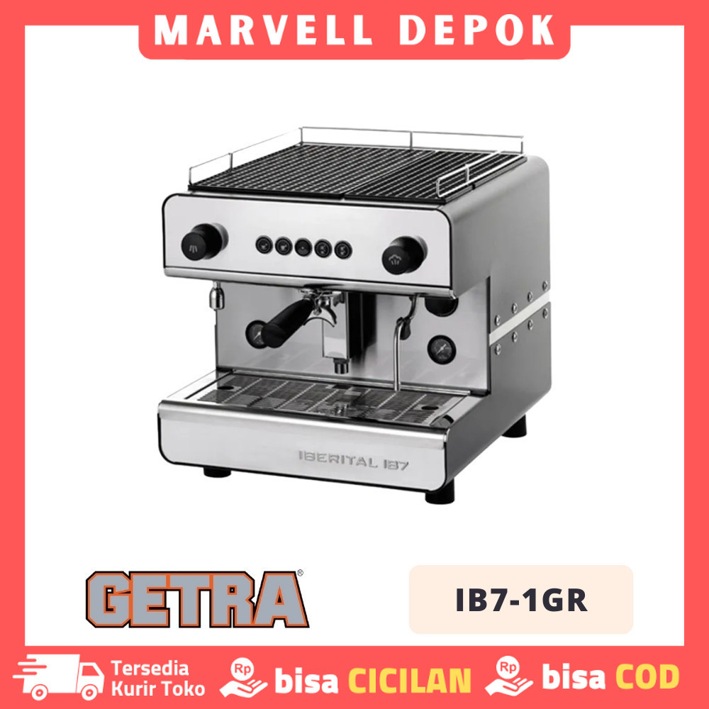 MESIN KOPI ESPRESSO GETRA IB7-1GR IBERITAL COFFEE MACHINE ESPRESSO & CAPUCCINO ORIGINAL