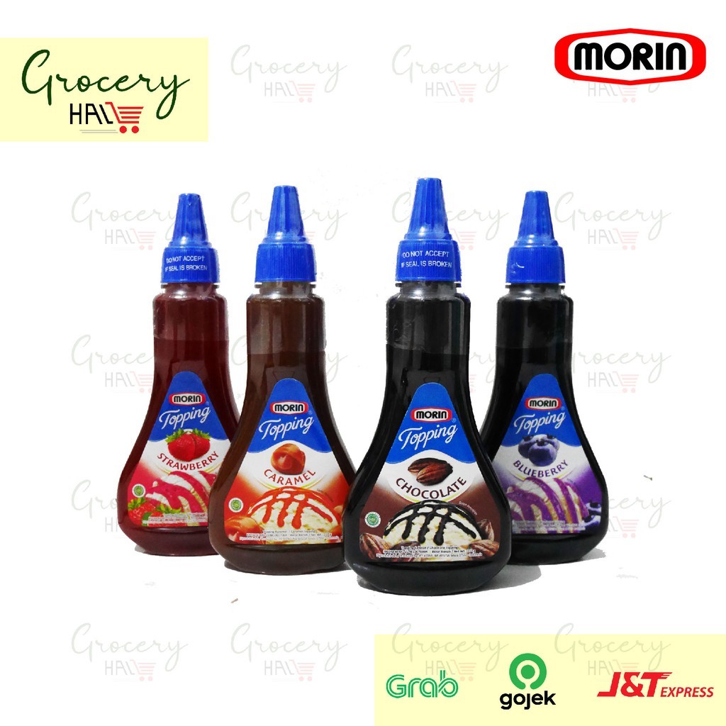 

MORIN TOPPING 310 GRAM ( TOPPING ICE CREAM - WAFFLE - PANCAKE ) [ RASA BUAH / CHOCOLATE / KARAMEL ]