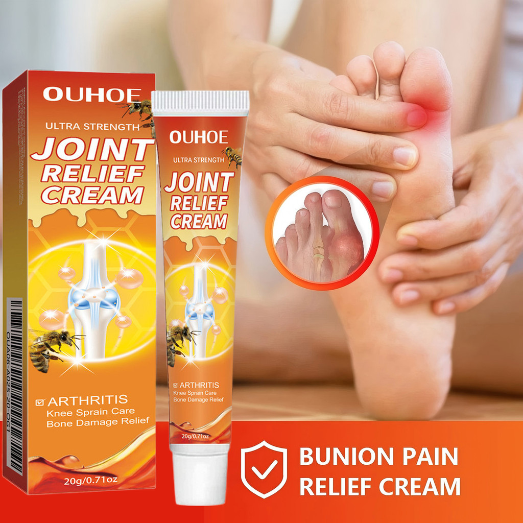 OUHOE Arthritis Bunion Pain Relief Cream Joint Pain Rheumatism Plaster Pain Relievers Ointment 20g K