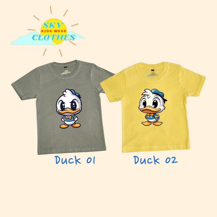 Kaos Anak Donald Duck Kaos Donald Bebek Disney - 1-2 tahun, Hitam
