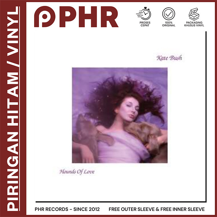 Vinyl KATE BUSH - Hounds of Love (2018 Remaster)(1LP) BLACK [Piringan Hitam/LP/PH]