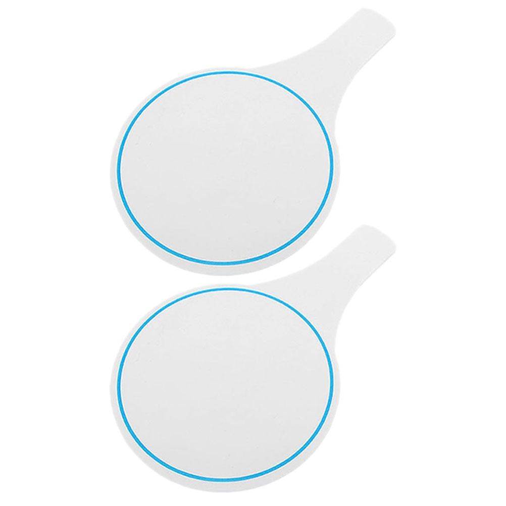 

2Pcs Scoreboard Dry Erase Whiteboard Classroom Voting Paddle Blank Board Reusable Judges Marker Student Answer Pad