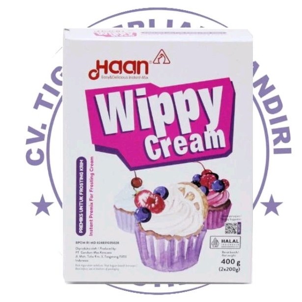 

HAAN WHIPPY CREAM ST POUCH 400GRAM