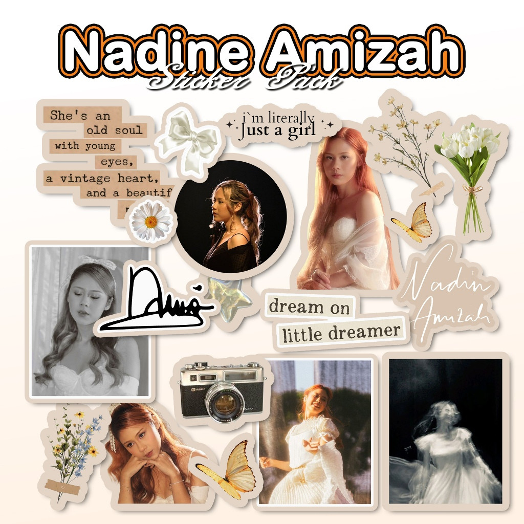

Stiker Nadin Amizah Pack | Stiker Anti Air Anti Luntur | Stiker HP Stiker Laptop