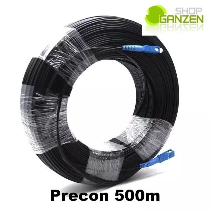 Precon 1 Core 500 Meter Dropcore Kabel FO Fiber Optik Konektor SC UPC