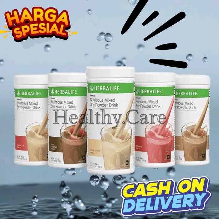 Mumpung Murah Herbalife Shake Original Barcode Cut - Choco Mint