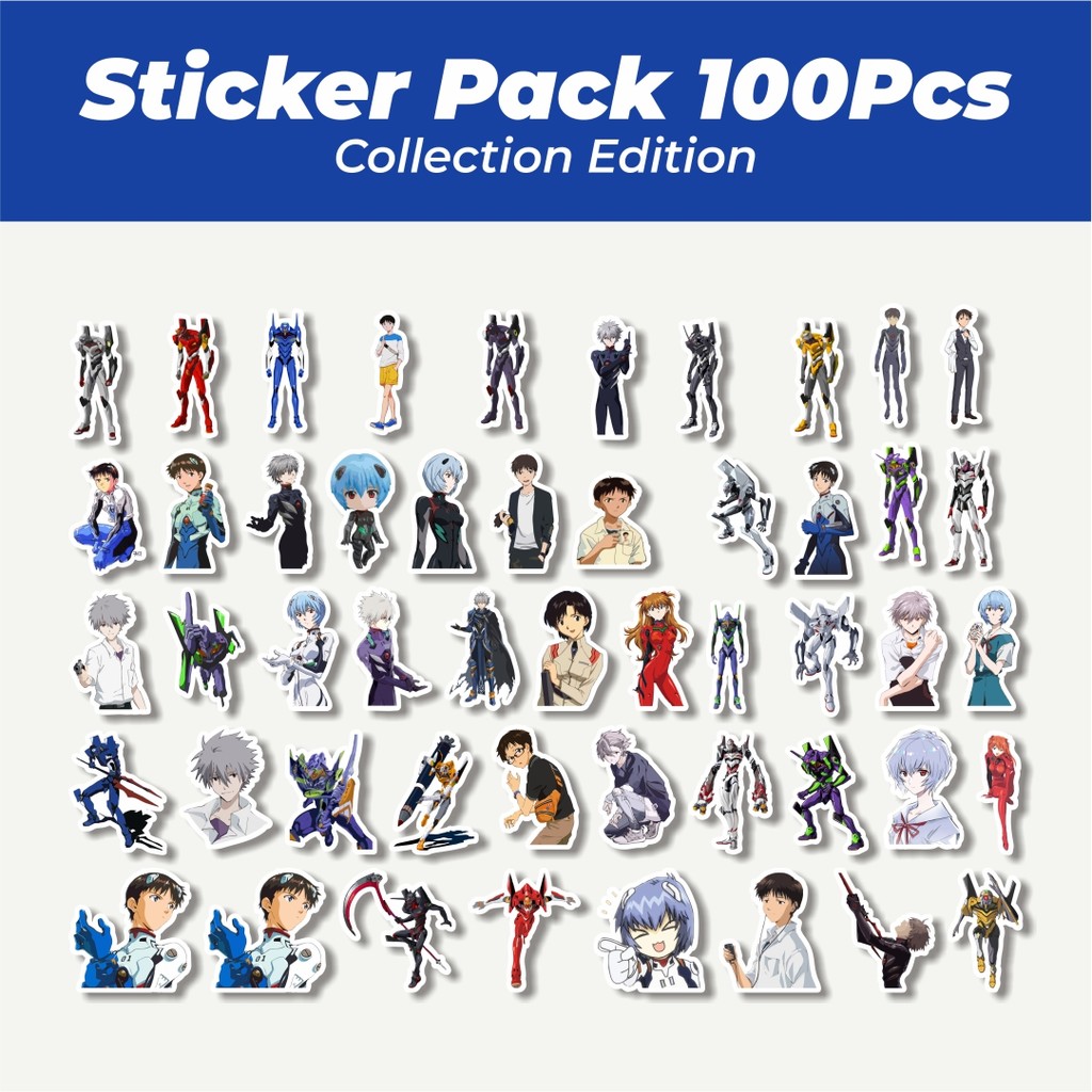 

Hot Stiker Kartun Anime Evangelion Lucu Anti Air Stikers Berperekat Waterproof Sticker Decal Buat Motor Helm Buku Journal Koper Casing HP Laptop Botol Minum