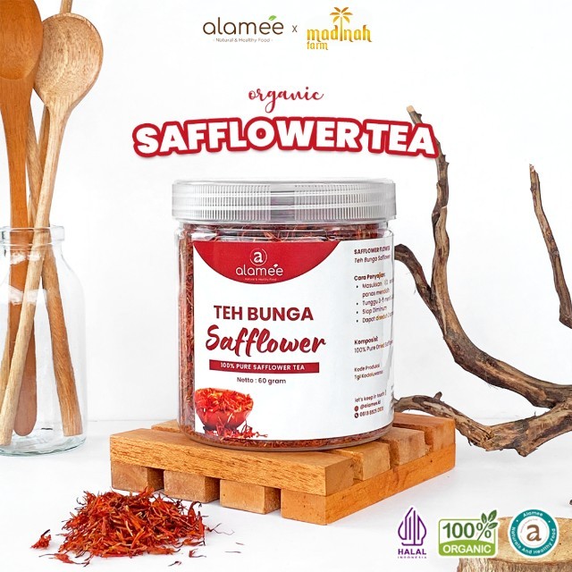 

Teh Bunga Safflower Herbal Tea Original Organik 60gr Alami Siap Seduh Sehat Organik madinah