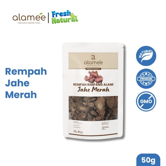 

Jahe Merah Kering Iris Dried Ginger Rempah Rimpang Organik Alami Bumbu Masakan Masak Organic 50g fresh and natural