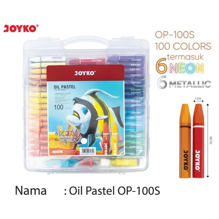 

【M-MT】SALE!!! Crayon Krayon Minyak Oil Pastel Joyko 100 warna - 100WRN CRA JOYKO