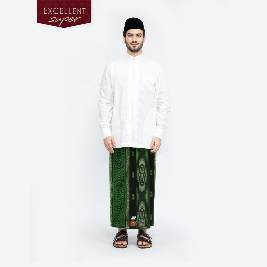 Sarung BHS Excellent Gold Motif E57 JGH Black Series