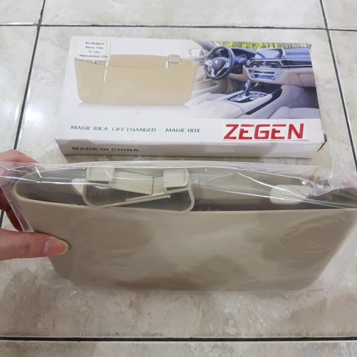 Magic box organizer mobil tempat hp dompet import high quality