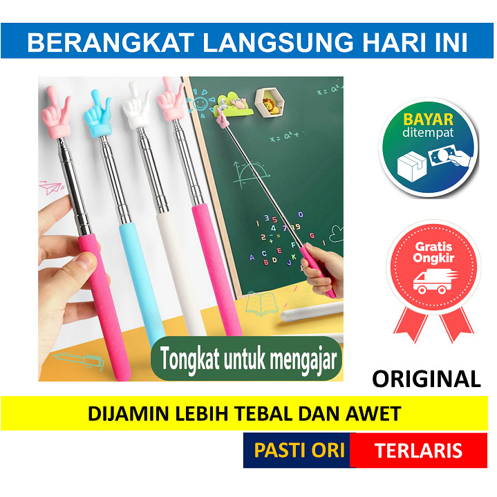 

[ TONGPAN ] TONGKAT PENUNJUK PAPAN TULIS UNTUK ALAT BANTU MENGAJAR PRAKTIS DESAIN JARI TELESKOPIK 5cm 55 cm POINTER TARIK AJAIB Extendable Tunjuk