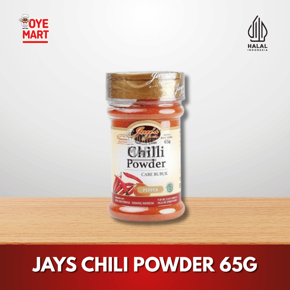 

JAYS CHILI POWDER 65G / CABE BUBUK