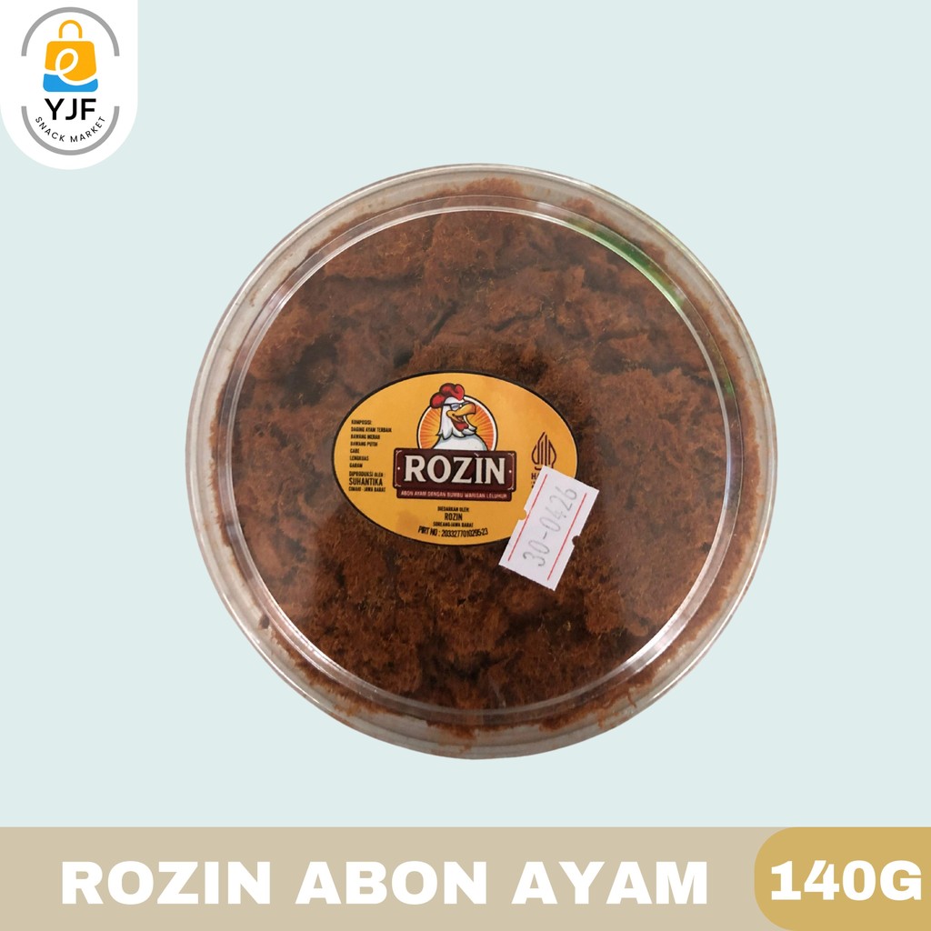 

Rizan Abom Ayam Kemasan 140g / Abon Ayam / Makanan Siap Makan