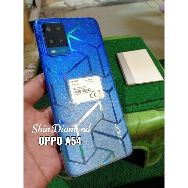 [Nadifa] Skin Carbon Motif Transformer Anti Jamur OPPO A54 Backskin Backdoor Belakang Hp