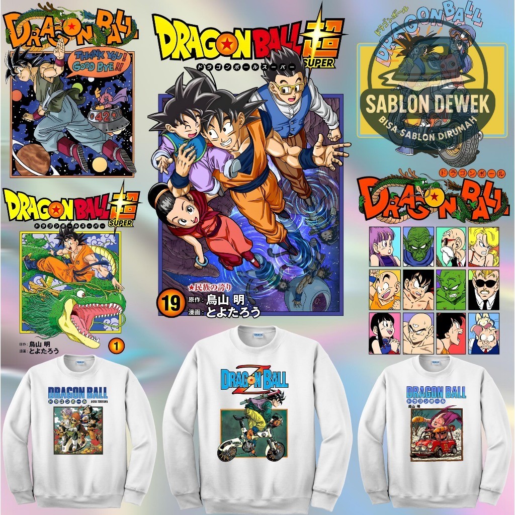 

SABLON Sticker DTF Ukuran 19CM TEMA Dragon Ball V2