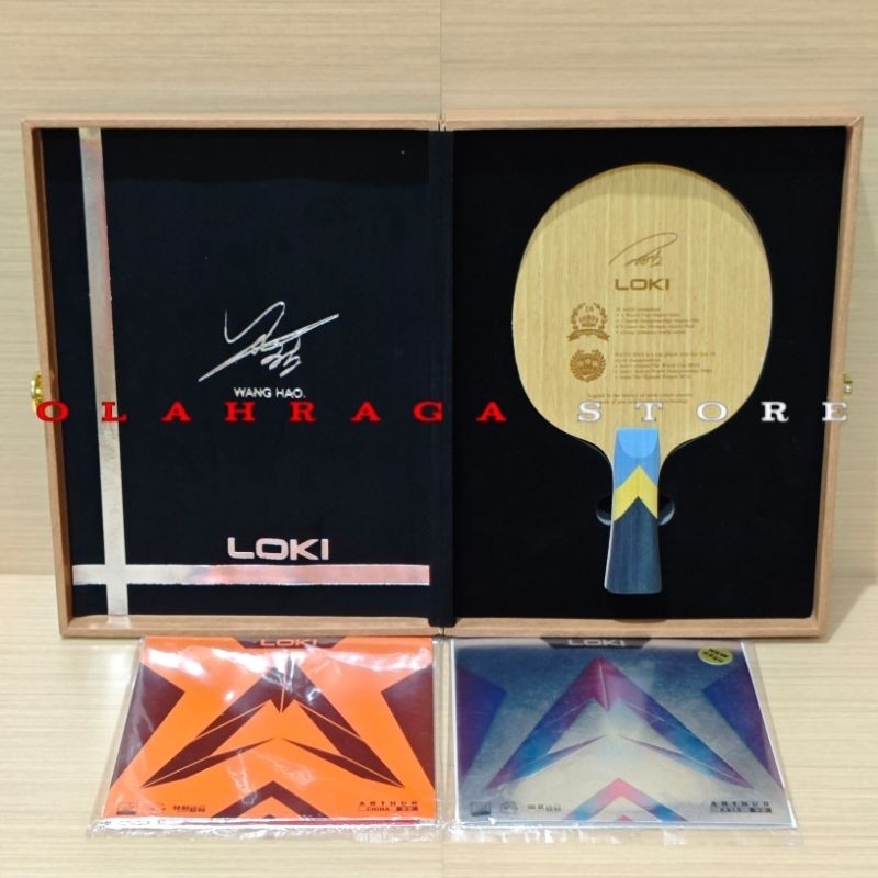Bet Kayu Pingpong Loki Olympiade Honor Wanghao Aromatic Carbon Original fullsetCO