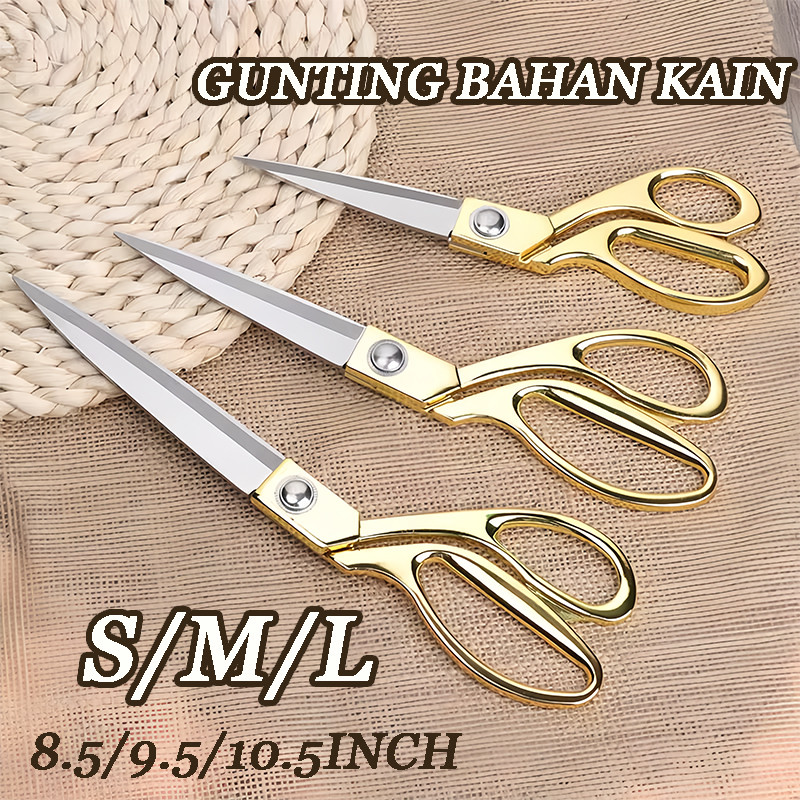 

【KEIASATAS】Gunting Potong Bahan Kain 8/10/10.5Inch / Gunting Penjahit / Gunting Bahan Kain / Tailor Scissors / Textile Scissors