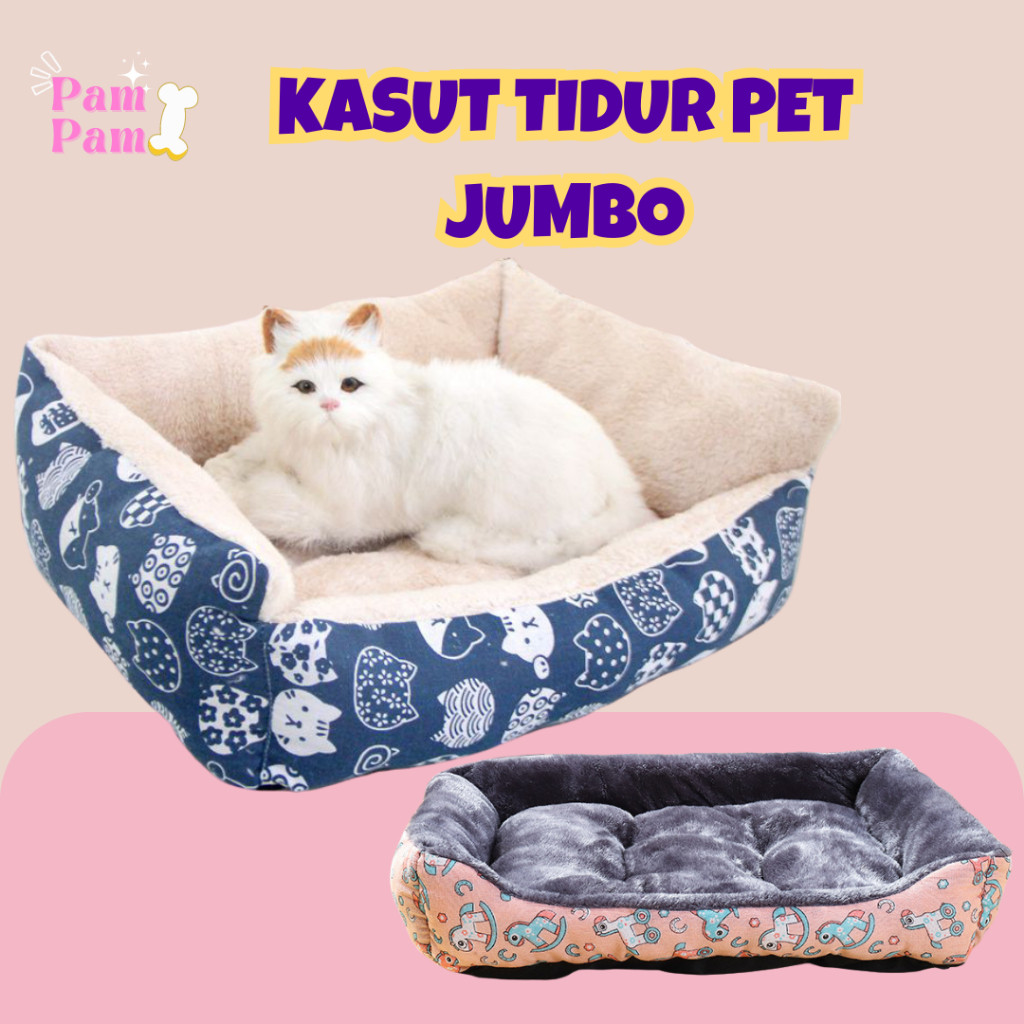 Kasur Tidur Pet JUMBO Tempat Tidur Kucing Anjing Tempat Tidur Anjing Jumbo Kasur Kucing Empuk Pet Be