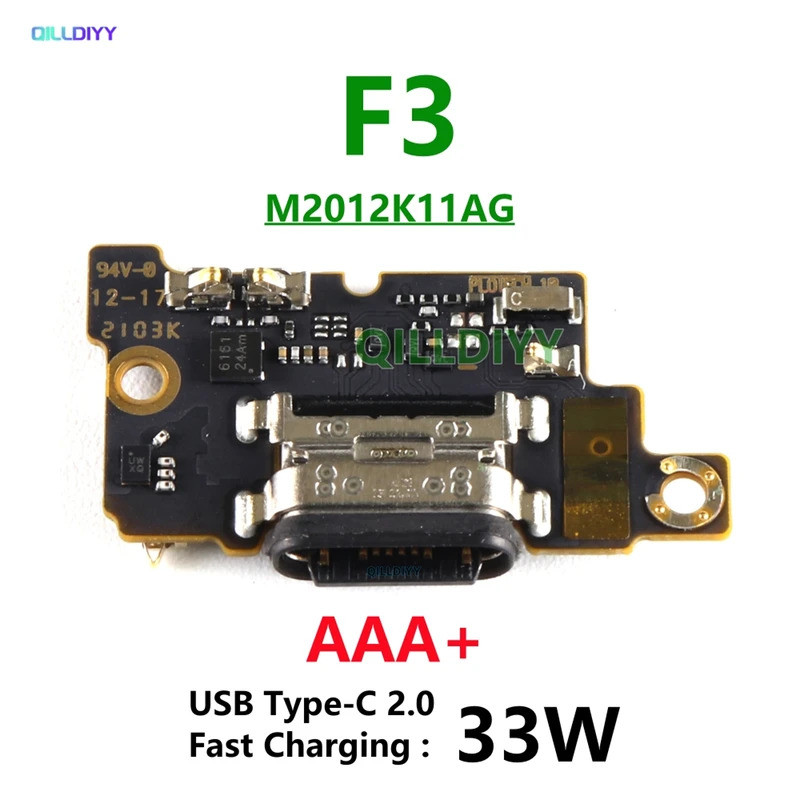 

Papan Pengisi Daya AAA+ Konektor Port USB Type C Dock Pengisi Daya Plug Mikrofon Kabel Fleksibel Untuk Xiaomi Poco F3 M2012K11AG