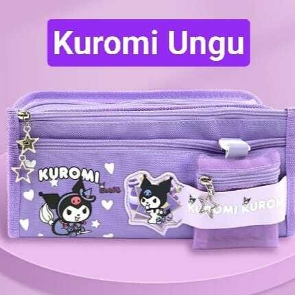 

[New Arrival] K004 Kotak Pensil Ala Korean Student Motif Kartun Lucu / Tempat Pensil Karakter Kartun - Kuromi Ungu