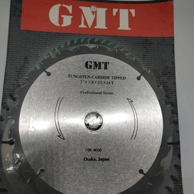 Circular Saw Blade GMT 7 x 24T Tipis Mata Gergaji Mesin Potong Kayu