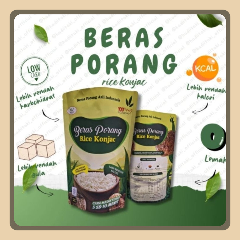 

BERAS PORANG Rice Konjac