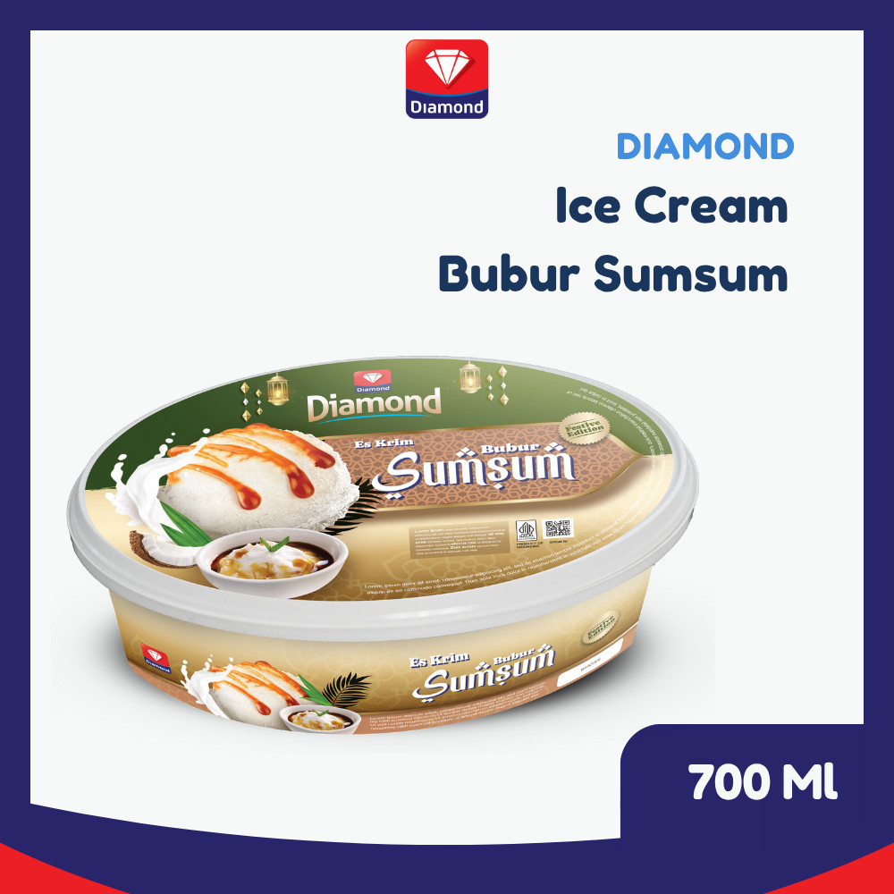 

Diamond Ice Cream Bubur Sum Sum 700 ML