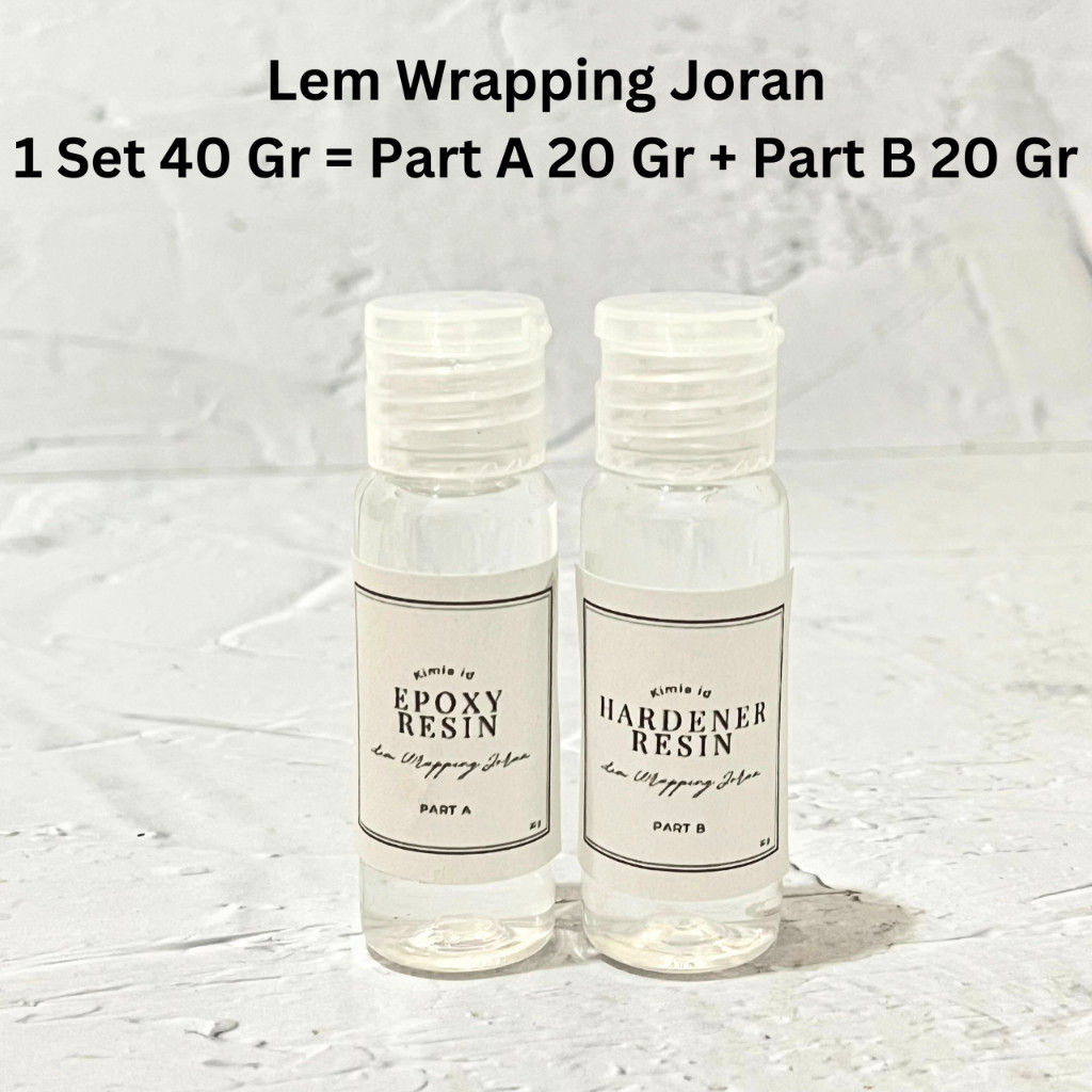 Lem Epoxy Resin Include Hardener - Lem  Wrapping Joran Bening - Resin Joran