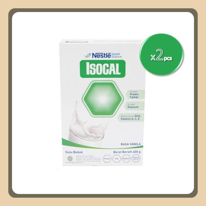 

Nestl� Isocal Susu Bubuk Vanila Kotak 2 x 400 gr
