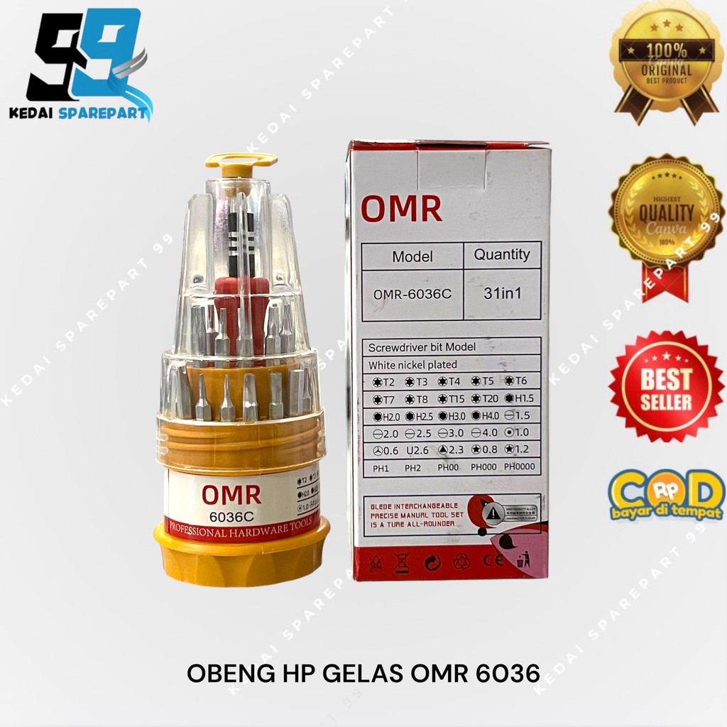 OBENG HP GELAS OMR6036C | OBENG HP OBENG KACAMATA OBENG AKSESORIS KECIL