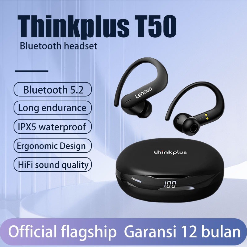 Thinkplus T50 True Wireless headset bluetooth sport TWS