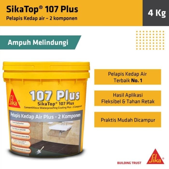 

Sika Top 107 Plus 4kg Sika Top107 Plus 2 Komponen 4 kg Set garansi