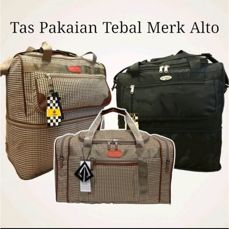 Tas Pakaian Travel Bag Alto 2 Tinggkat Pria Wanita