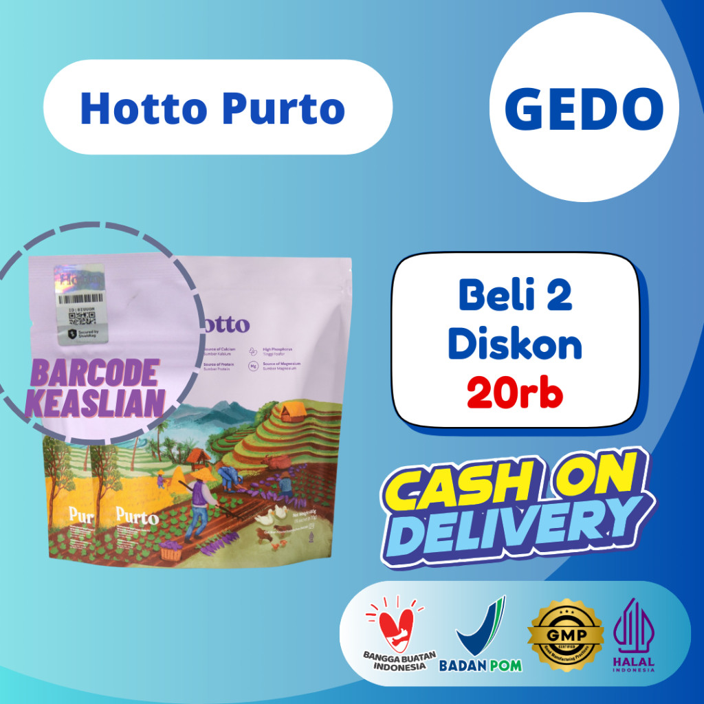 

Hotto Hoto Purto 1 Pouch 16 Sachet Multigrain with Purple Potato