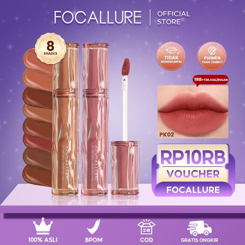 

[Official] FOCALLURE Pro-blur LipTint Velvet Matte Mossue Lipstik