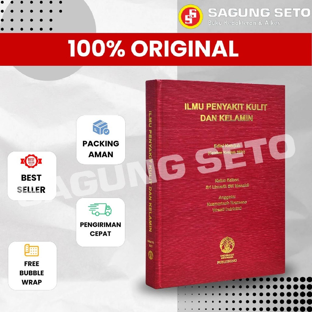 ( BUKU GEDE )ILMU PENYAKIT KULIT DAN KELAMIN UI EDISI 7  - KULKEL UI
