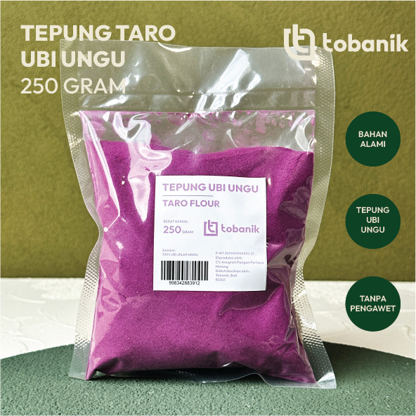 

Tepung Taro Ubi Ungu Tobanik 250 Gram
